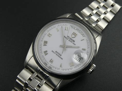 Tudor Prince Date Day White Dial 